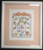 Cross Stitch for New Baby
