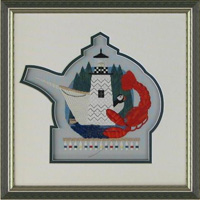 Needle Art Teapot